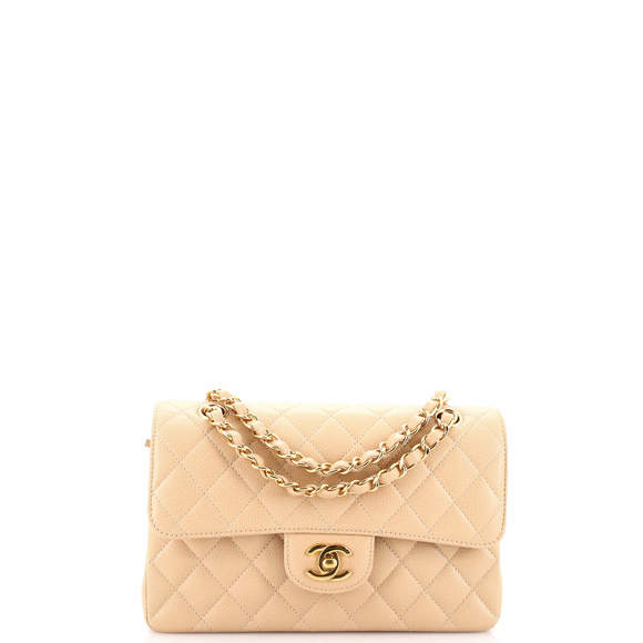 Chanel Small Classic Double Flap Bag Quilted Caviar - Picture 1 of 6